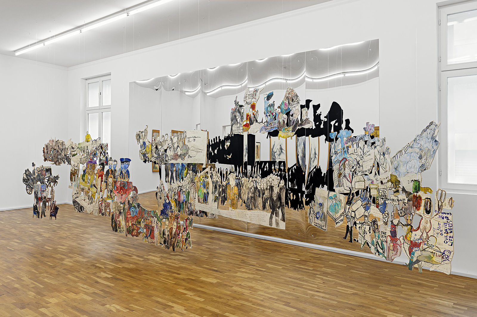 <p>Anna Boghiguian, Egos and mirrors, 2021, Contemporary Collection MGKSiegen, © Anna Boghiguian, Photo: Philipp Ottendörfer</p>