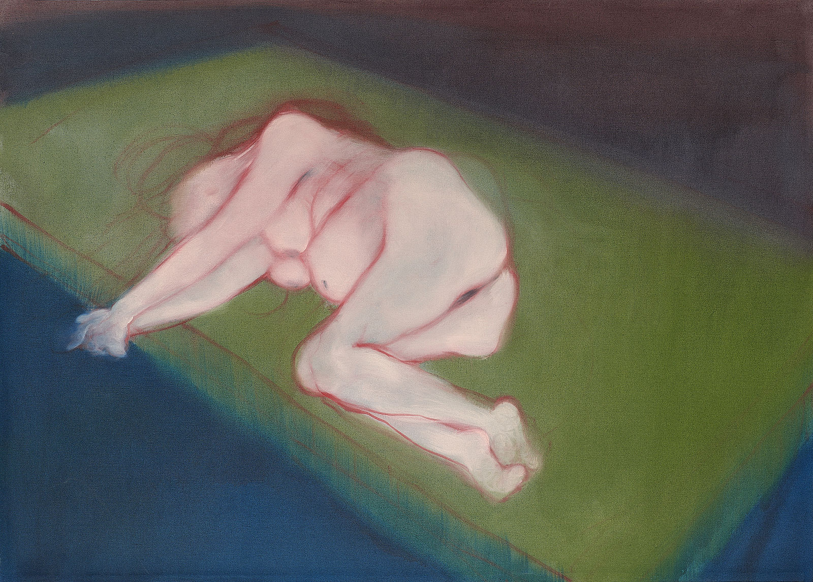 <p>Miriam Cahn, gefühl beim schlafen, 18.2.2022, Sammlung Lambrecht-Schadeberg, MGKSiegen, Courtesy die Künstlerin</p>
