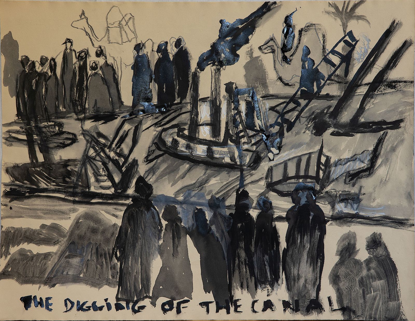 <p>Anna Boghiguian, From the Palace to the Ditch, 2021, Courtesy die Künstlerin</p>