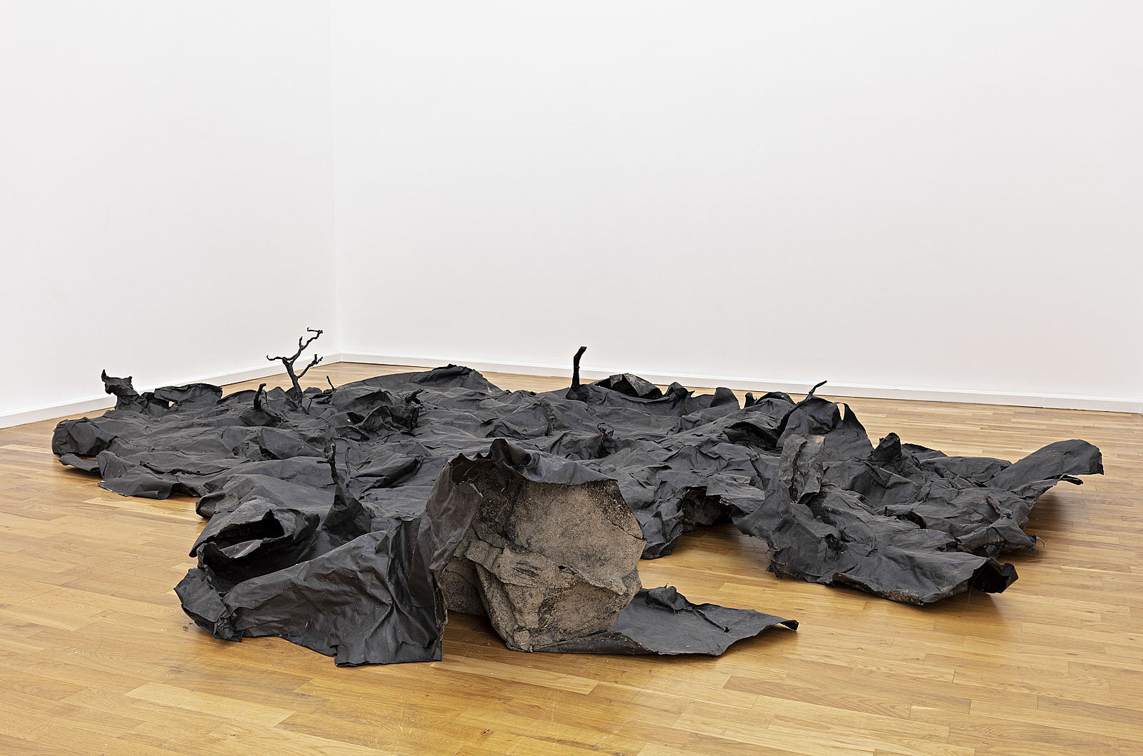 <p>Mariana Castillo Deball, Tree Trap Cove Park, 2013, Ausstellungsansicht, MGKSiegen, Courtesy die Künstlerin, Foto: Philipp Ottendörfer</p>