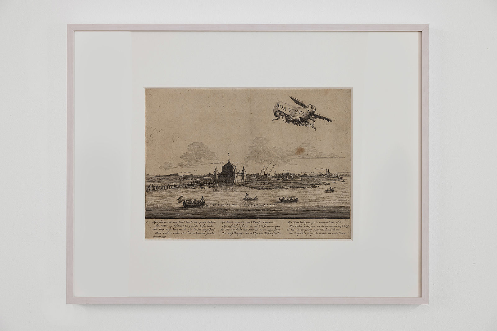 <p>MGKSiegen, Not Done Yet, Colonial Continuities, Work by Hugo Allart, View of Boa Vista, Johann Moritz's country estate “Boa Vista” outside Moritzstadt, around 1650, Collection Siegerland Museum, Siegen, Photo:&nbsp;Philipp Ottendörfer</p>
