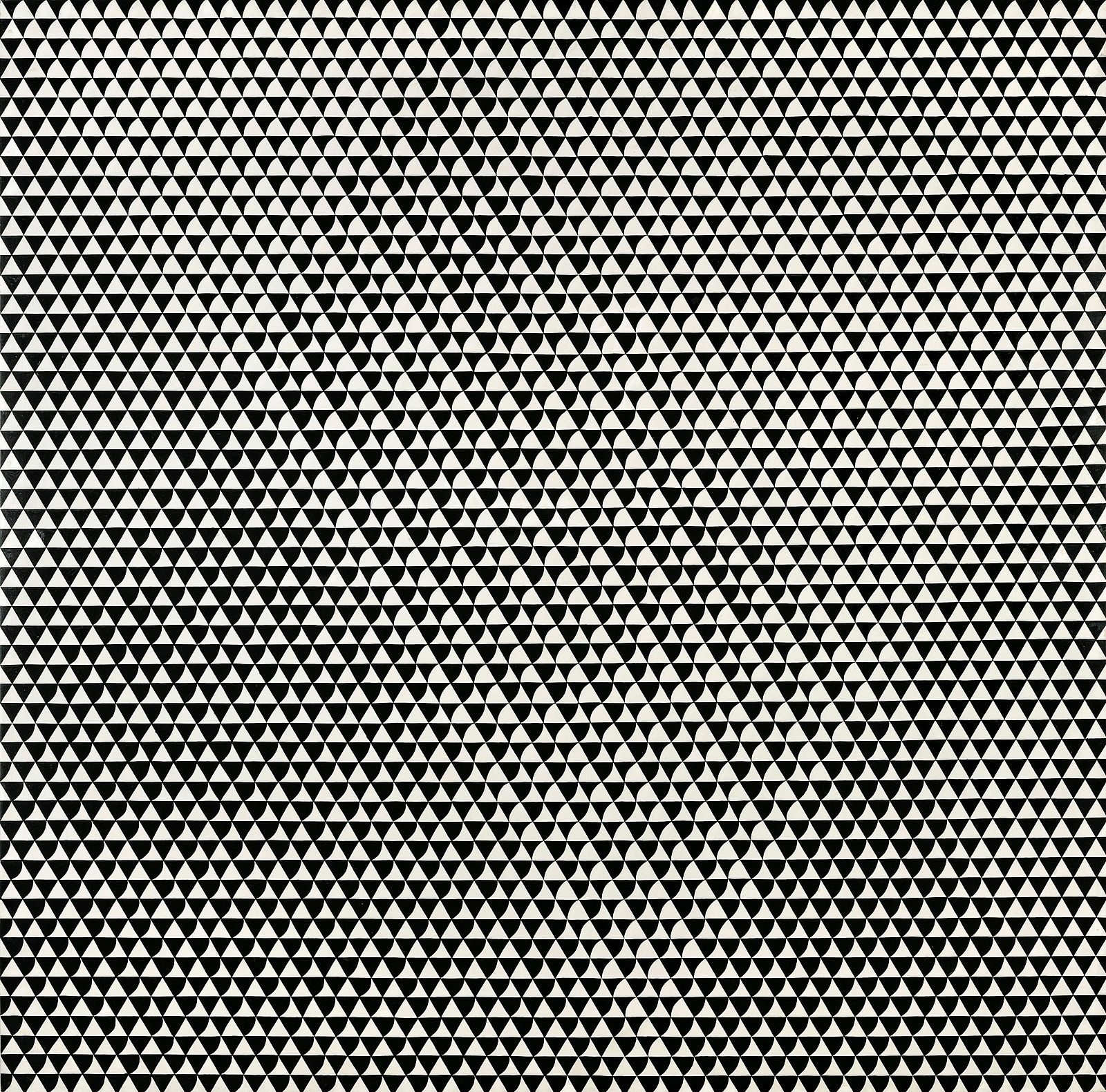 <p>Bridget Riley, Tremor, 1962, The Lambrecht-Schadeberg Collection, MGKSiegen, © Bridget Riley, Photo: Philipp Ottendörfer</p>
