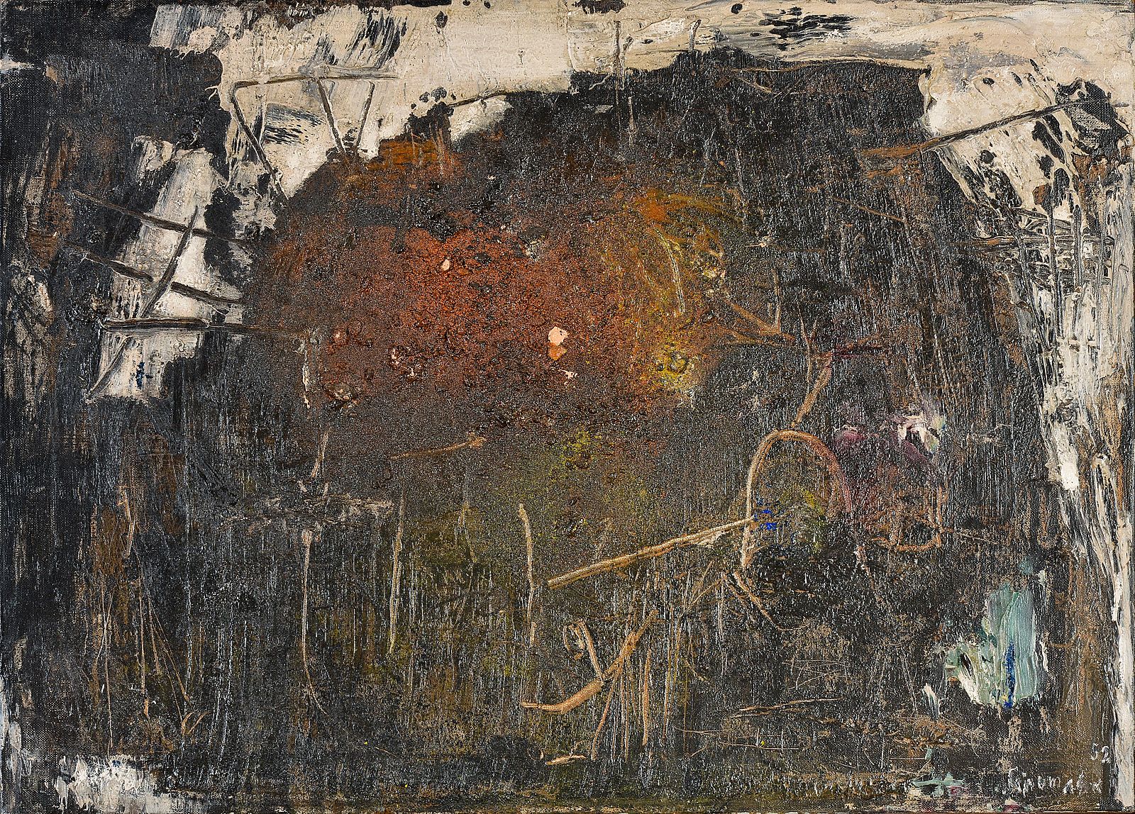 <p>Emil Schumacher, J.A.T., 1962, The Lambrecht-Schadeberg Collection, © VG Bild-Kunst, Bonn 2022, Photo: Philipp Ottendörfer</p>
