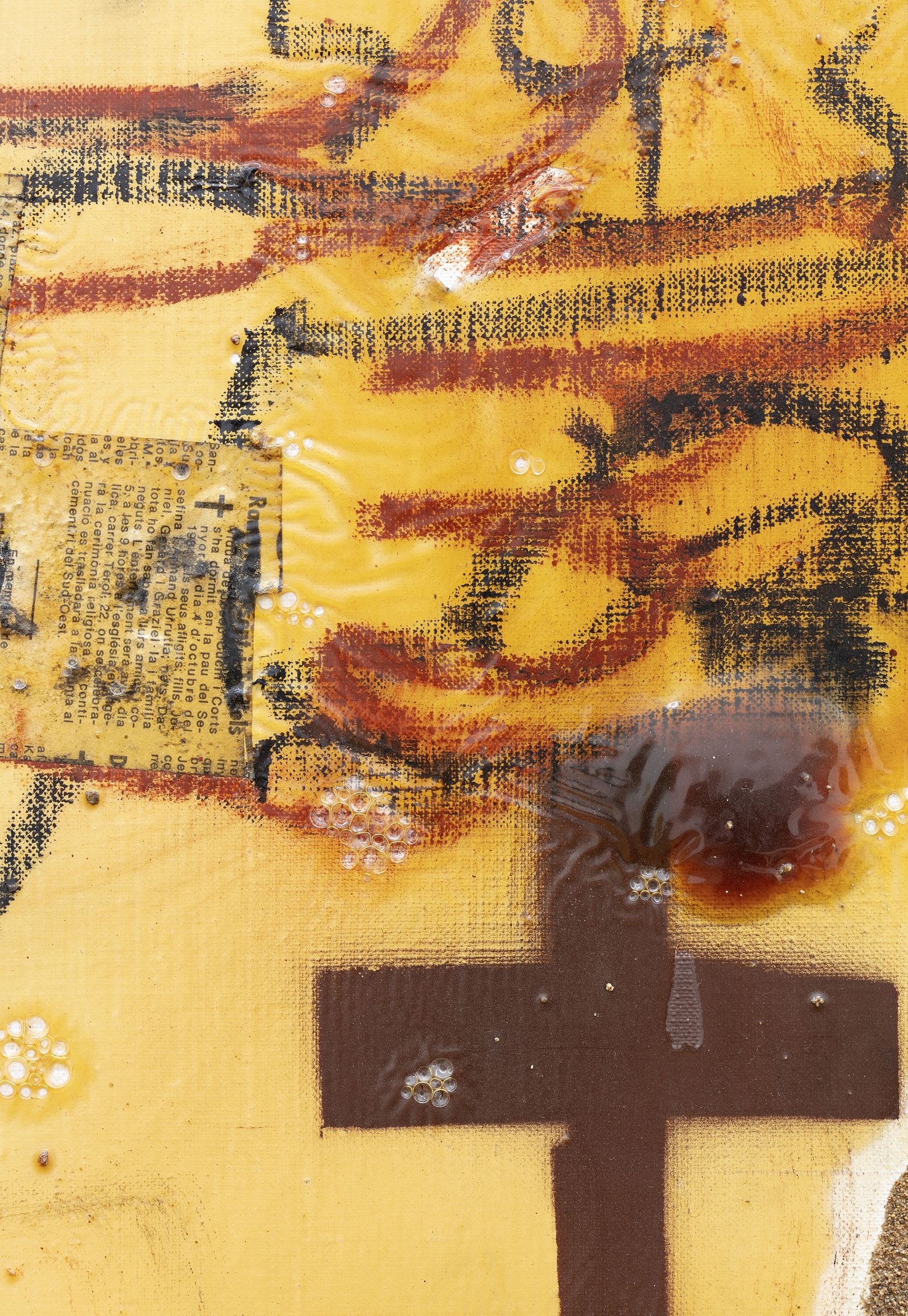 <p>Antoni Tàpies, Jeroglífics, 1985, Detail, The Lambrecht-Schadeberg Collection, © Comissió Tàpies/VG Bild-Kunst, Bonn 2022, Photo: Philipp Ottendörfer</p>
