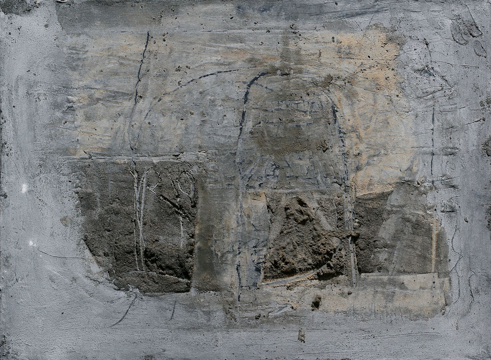 <p>Antoni Tàpies, Quadrats i piràmide, 1957, The Lambrecht-Schadeberg Collection, © Comissió Tàpies/VG Bild-Kunst, Bonn 2022</p>
