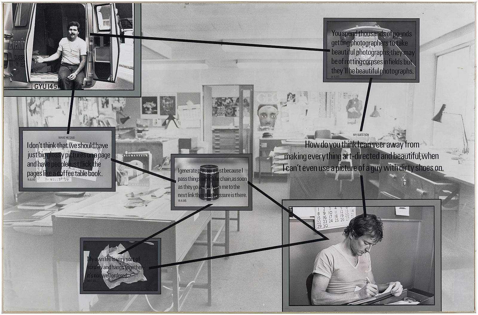 <p>Stephen Willats, Fifteen Feet by Eight Feet. And There are Two of us in Here, May-June/September 1980, Contemporary Collection, MGKSiegen, Courtesy the artist</p>
