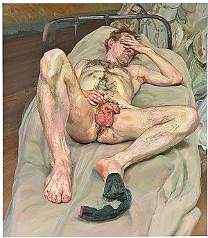 Naked Man on Bed