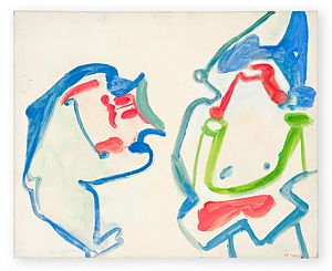 Zwei nebeneinander/Doppelfiguration
